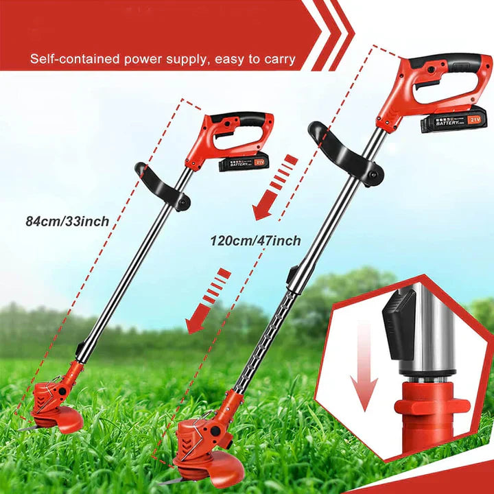 Powerful Electric Battery Operated Cordless Weed Eater / Grass Trimmer