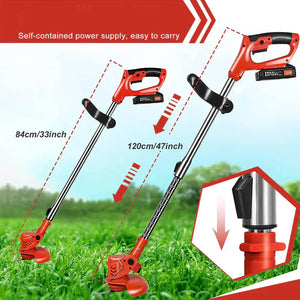 Powerful Electric Battery Operated Cordless Weed Eater / Grass Trimmer