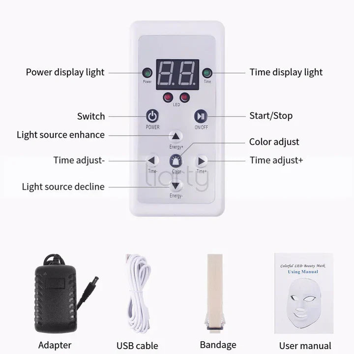 Premium LED Face Therapy Mask