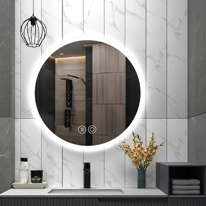 LED Illuminated Bathroom Mirror Anti-Fog Demist